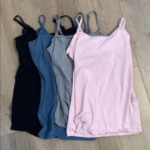 Set of 4 Nursing Tanks